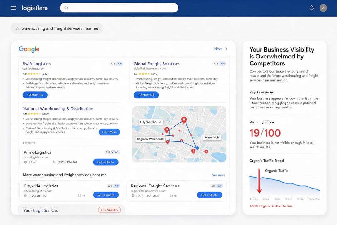 Low Route & Service Visibility
