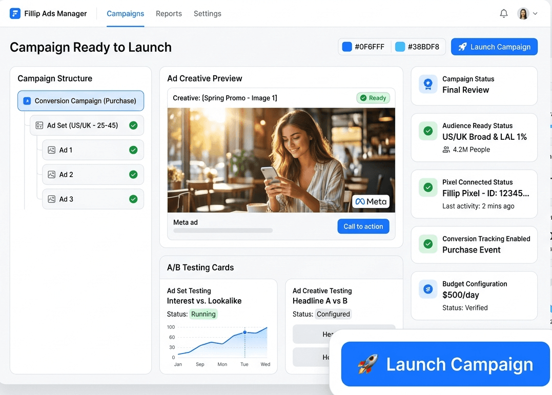 Google Ads campaign launch